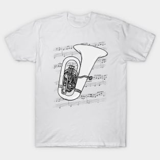 Tuba Player Tubaist Brass Musician T-Shirt